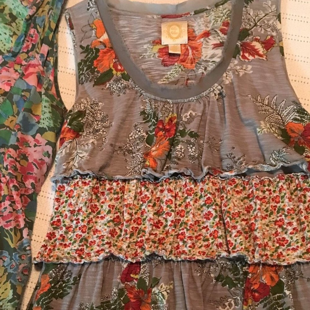 Antropologie "Rio Ras" Sleeveless T-Top in 100% cotton